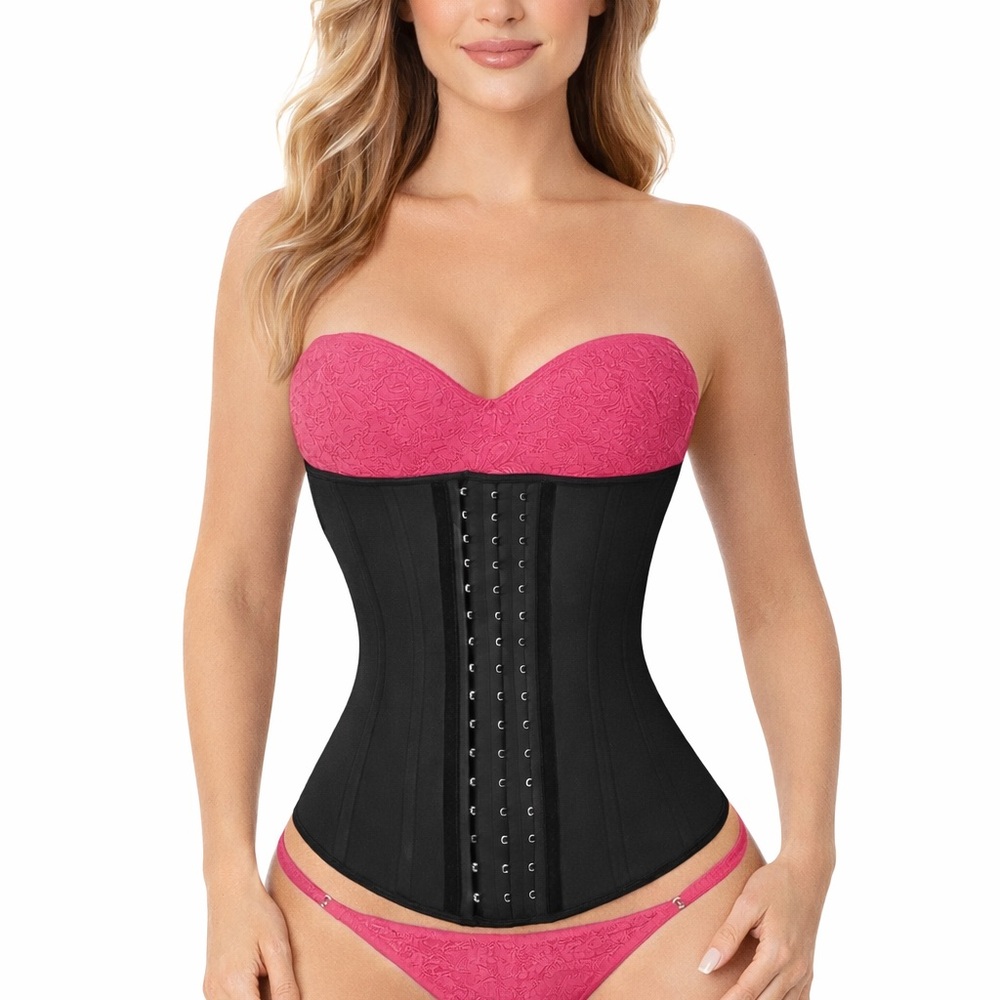 Size Small- Latex Waist Trainer for Women- Tummy Control Corset Shapewear
